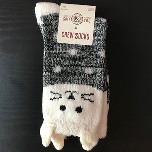 New So Women’s Critter Socks - Cat